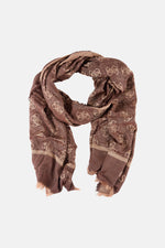 Afbeelding in Gallery-weergave laden, Guess Jacquard Scarf 70 x 180 Brown
