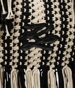 Afbeelding in Gallery-weergave laden, Karl Lagerfeld K/Autograph Patch SHB Fringe Black/White
