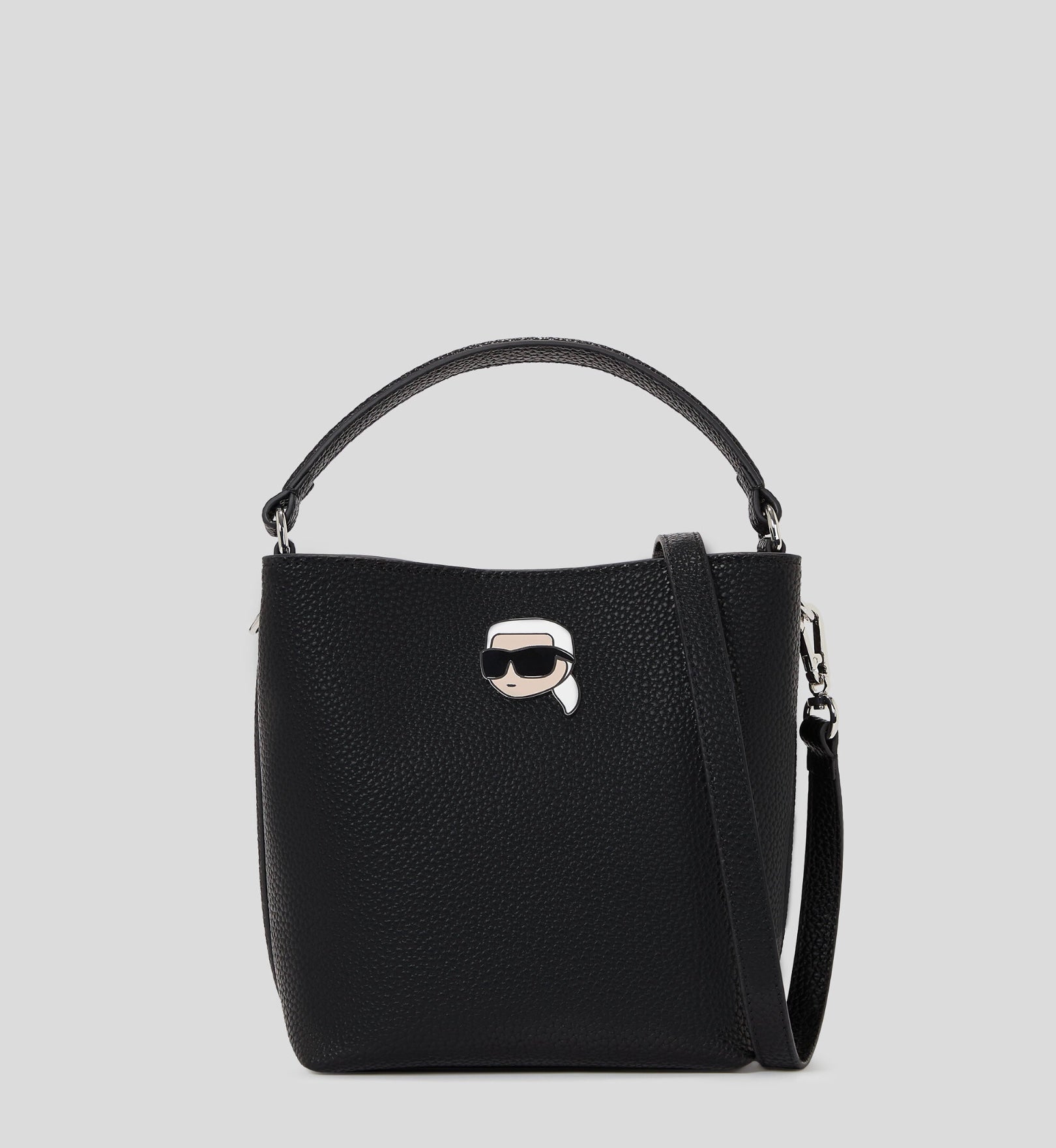 Karl Lagerfeld IKON PEBBLE BUCKET BAG
