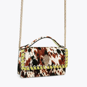 Kurt Geiger SM Bond Top Handle Bag Brown/Oth-Leather/Other Print