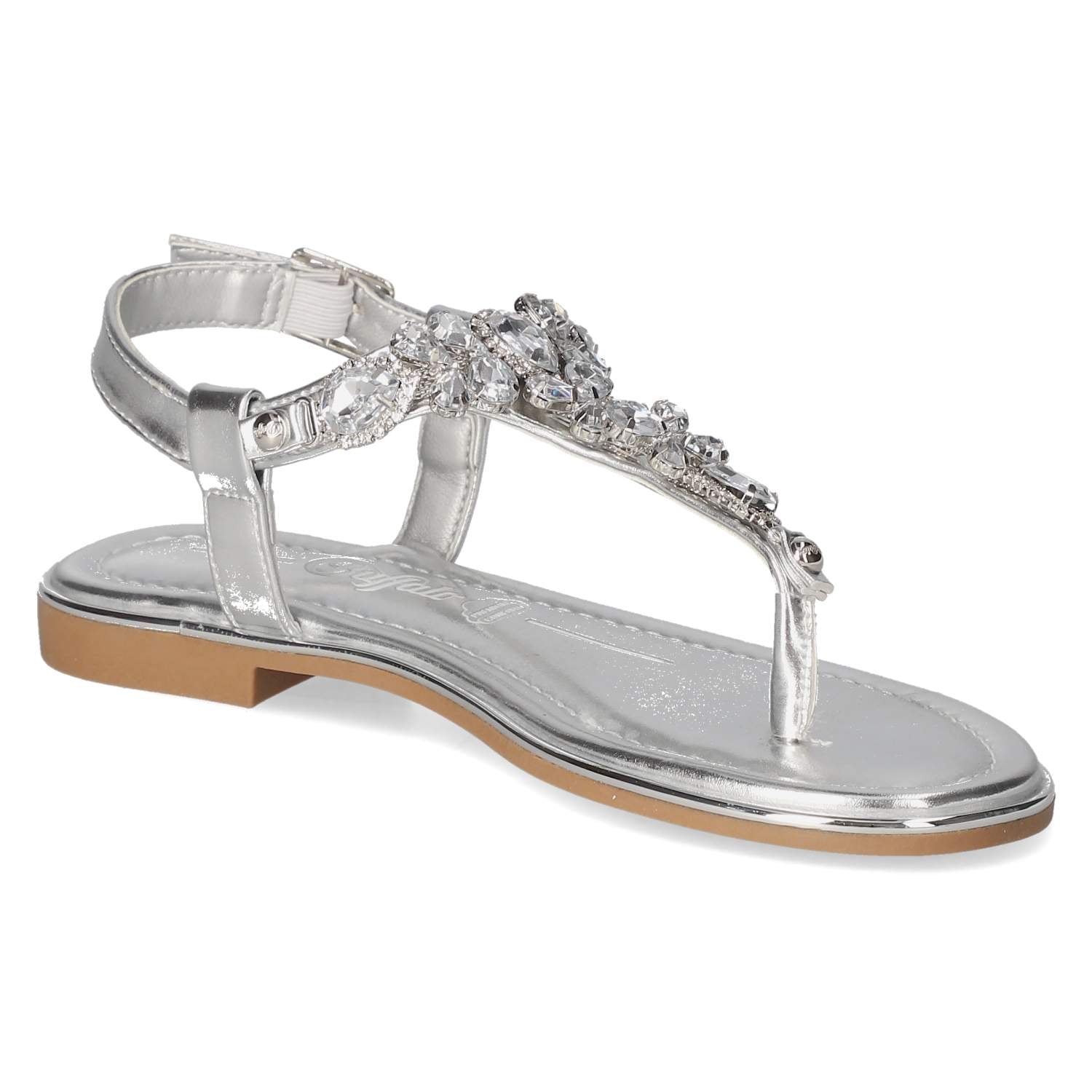 Buffalo slipper Kira ice silver