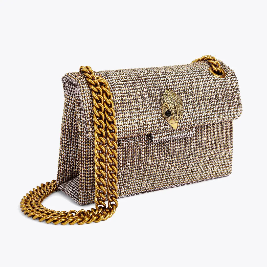 Kurt Geiger Fabric Mini Kensington V-Beige-Fabric