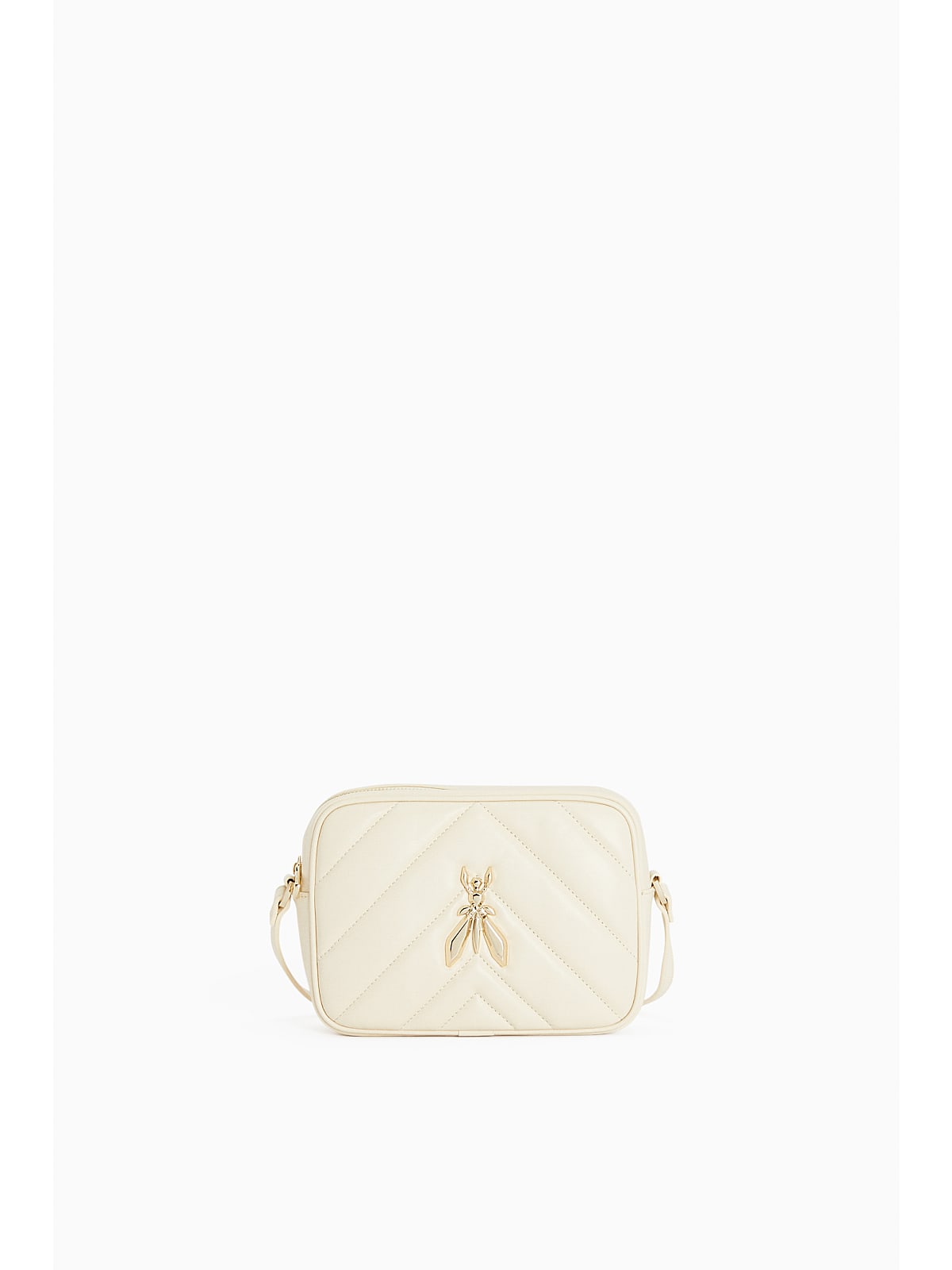 Fly Quilted mini Bag Off white