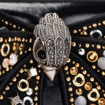 Afbeelding in Gallery-weergave laden, Kurt Geiger Bow Small Shoreditch Black/Comb-Patent/Leather
