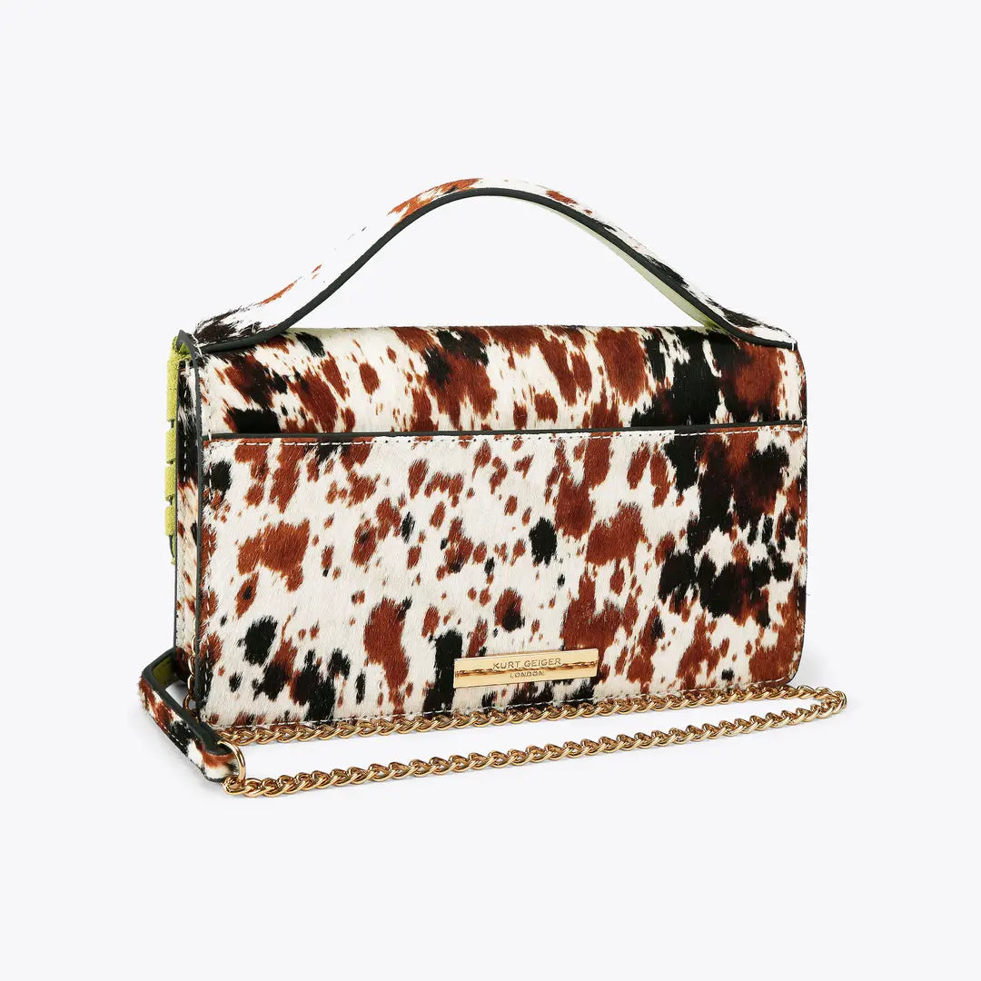 Kurt Geiger SM Bond Top Handle Bag Brown/Oth-Leather/Other Print