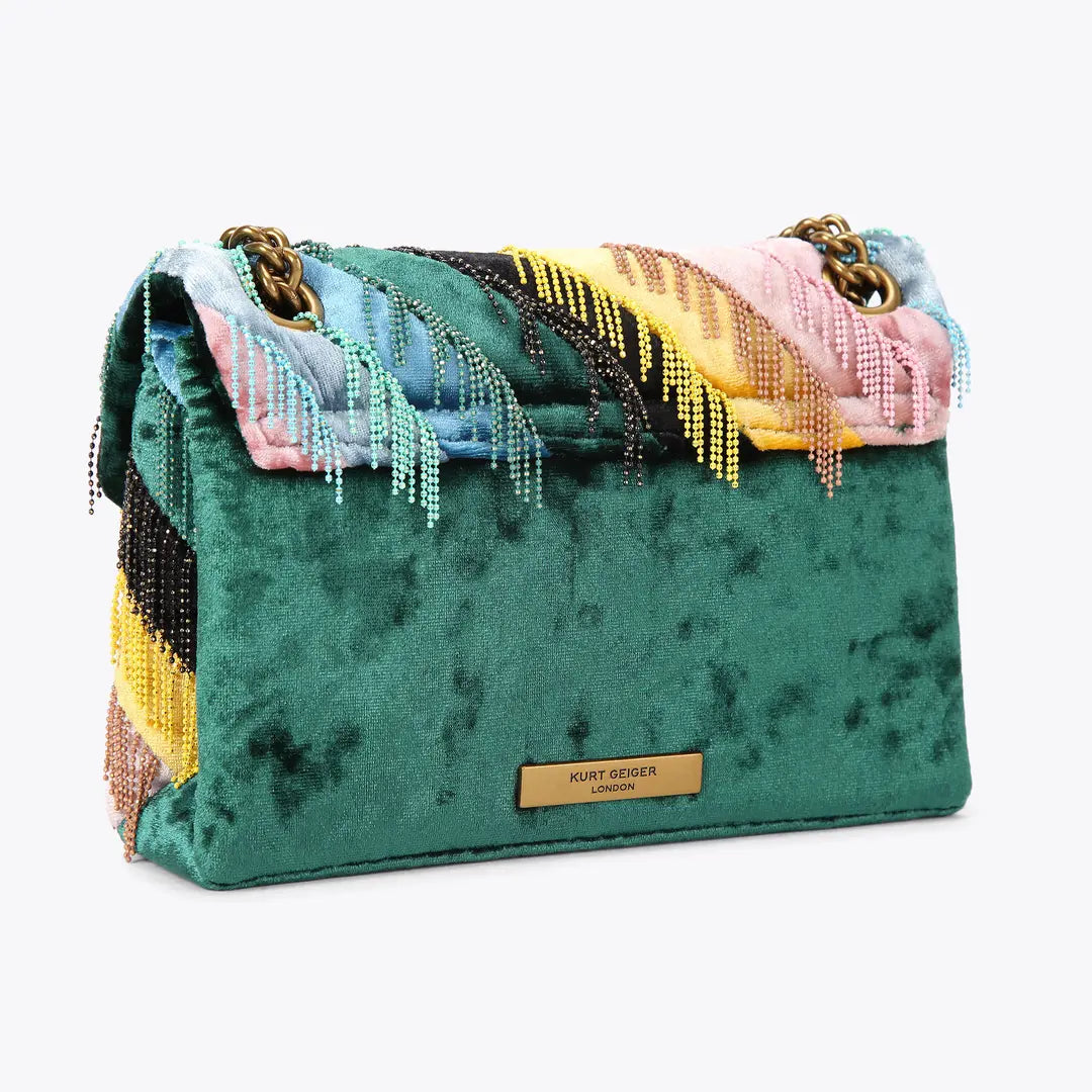Kurt Geiger 690-MINI KENSINGTON FRINGES-OTHER-VELVET