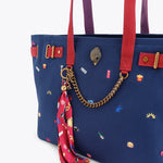 Afbeelding in Gallery-weergave laden, Kurt Geiger Sloane Shopper Blue/Dark Canvas
