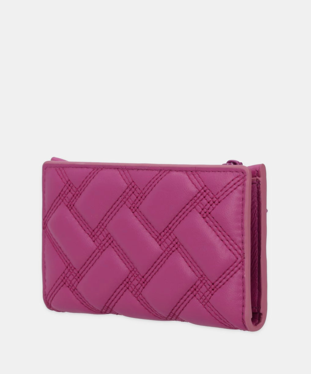 Kurt Geiger Kensington Bifold W Dr Fuchsia Leather