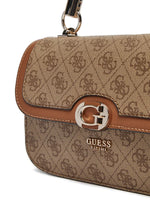Afbeelding in Gallery-weergave laden, Guess ORLINA LOGO TOP HANDLE FLAP LATTE LOGO/BROWN
