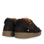 Afbeelding in Gallery-weergave laden, Fred de la Bretoniere Zazza Ella Sneaker Pony Snake Dark Brown

