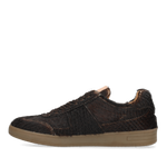 Afbeelding in Gallery-weergave laden, Fred de la Bretoniere Zazza Ella Sneaker Pony Snake Dark Brown
