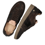 Afbeelding in Gallery-weergave laden, Fred de la Bretoniere Zazza Ella Sneaker Pony Snake Dark Brown
