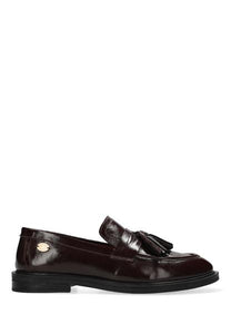 Fred De La Bretoniere Fairy Moccy Loafer Wrinkle Patent Black