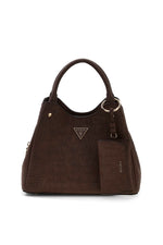 Afbeelding in Gallery-weergave laden, Guess ALORELLA SMALL GIRLFRIEND TOTE Espresso
