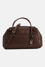 Afbeelding in Gallery-weergave laden, Guess DIANA 3 COMP SATCHEL CHOCOLATE LOGO
