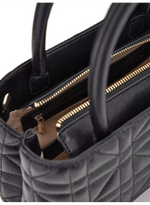 Afbeelding in Gallery-weergave laden, Guess  EDITA ELITE SATCHEL BLACK
