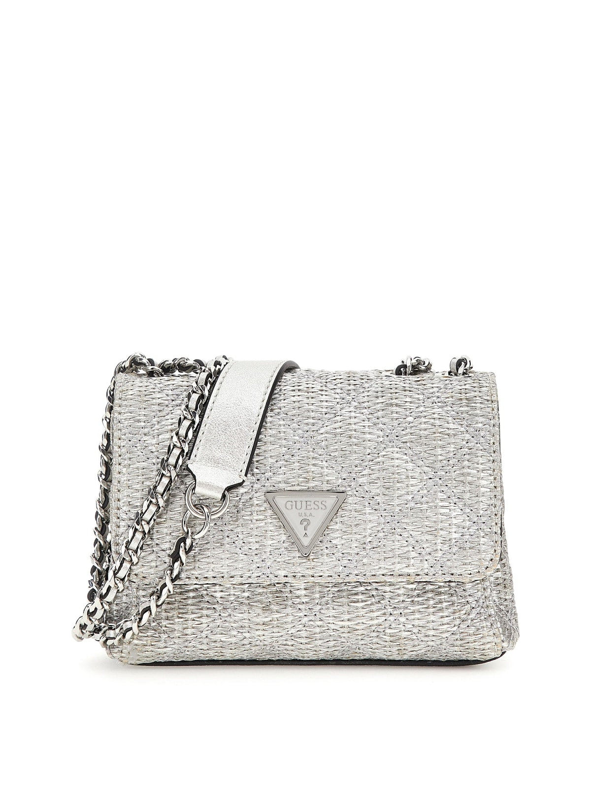 Guess GIULLY II MINI 2 COMP CVRT FLP SILVER