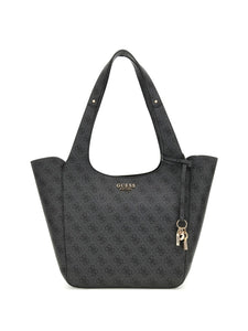 Guess CALISTA 2 IN 1 TOTE COAL LOGO