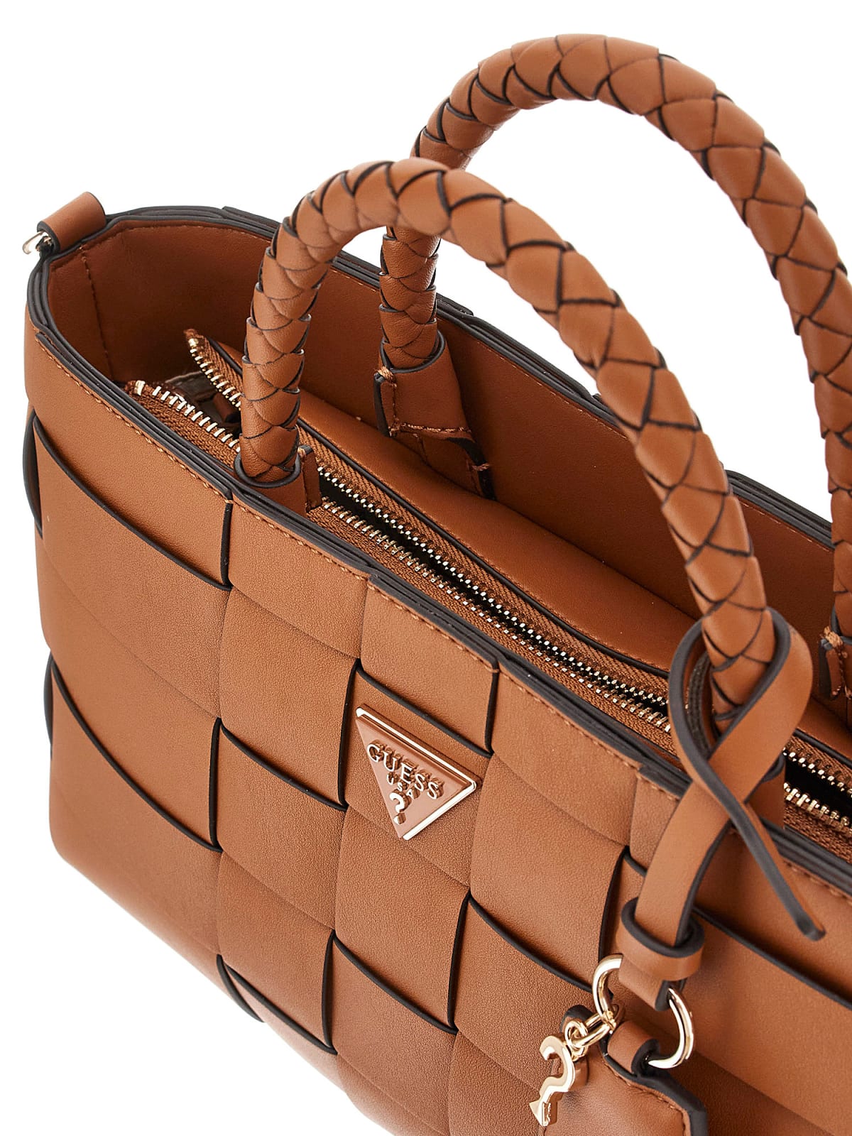 Guess MAYLEE GIRLFRIEND SATCHEL CARAMEL