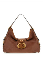 Afbeelding in Gallery-weergave laden, Guess CAMDEN SHOULDER BAG COGNAC
