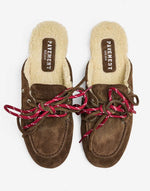 Afbeelding in Gallery-weergave laden, Pavement Payasma Lace Fur Leather Brown Suede
