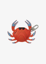 Afbeelding in Gallery-weergave laden, Karl Lagerfeld Ikon Crab Keychain Poppy Red
