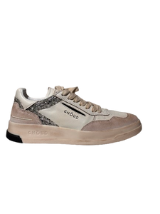 Ghoud Sneaker Tweener Brushed low wom - Leather/suede White/silver