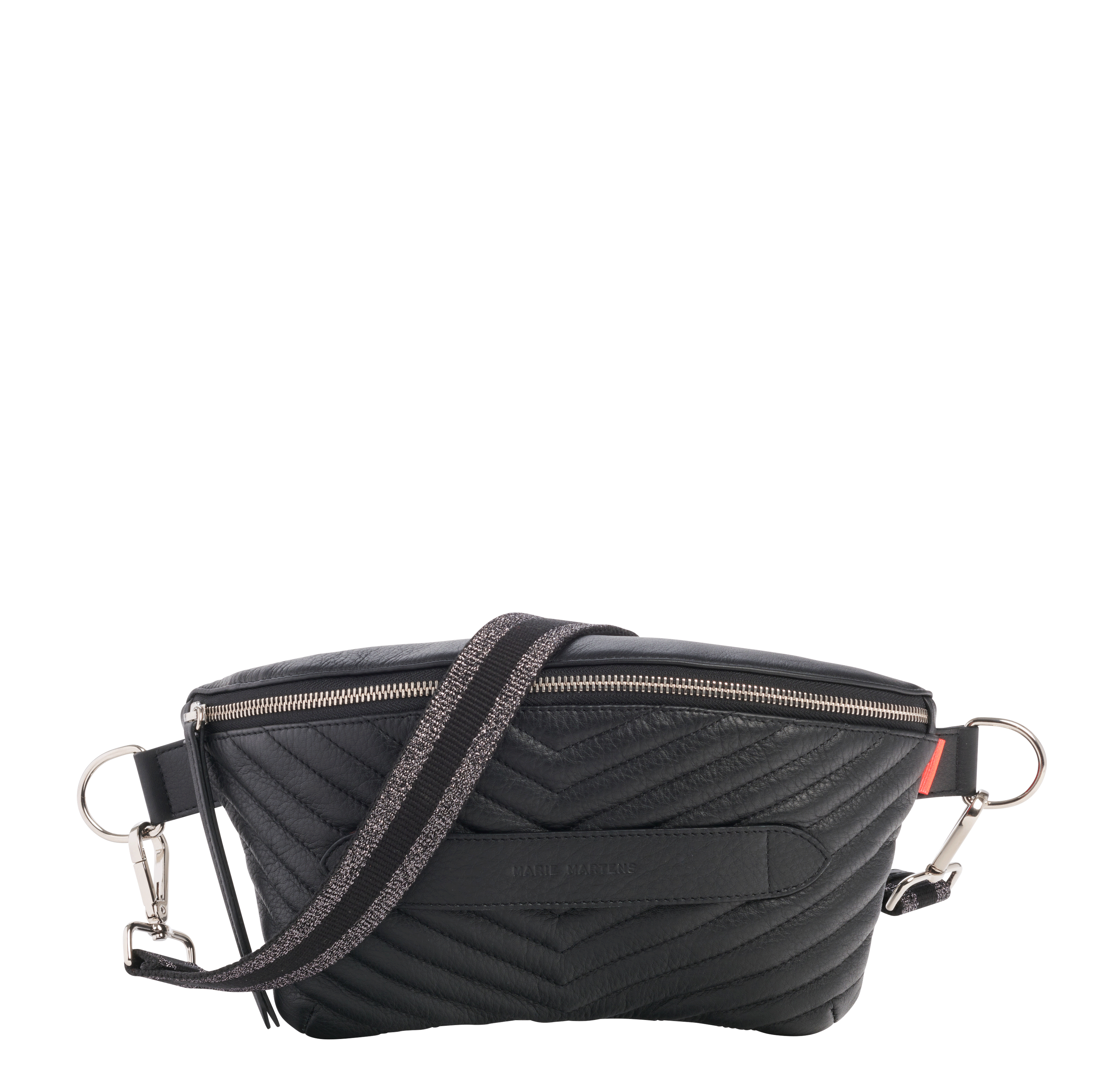 Marie Martens Neufmille Quilted Calf Leather Black ZB
