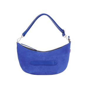 Marie Martens Smile Perforated Suede Electric Blue
