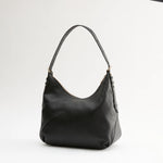 Afbeelding in Gallery-weergave laden, Nathan-Baume Carrie Suede Zipped Shoulderbag Black
