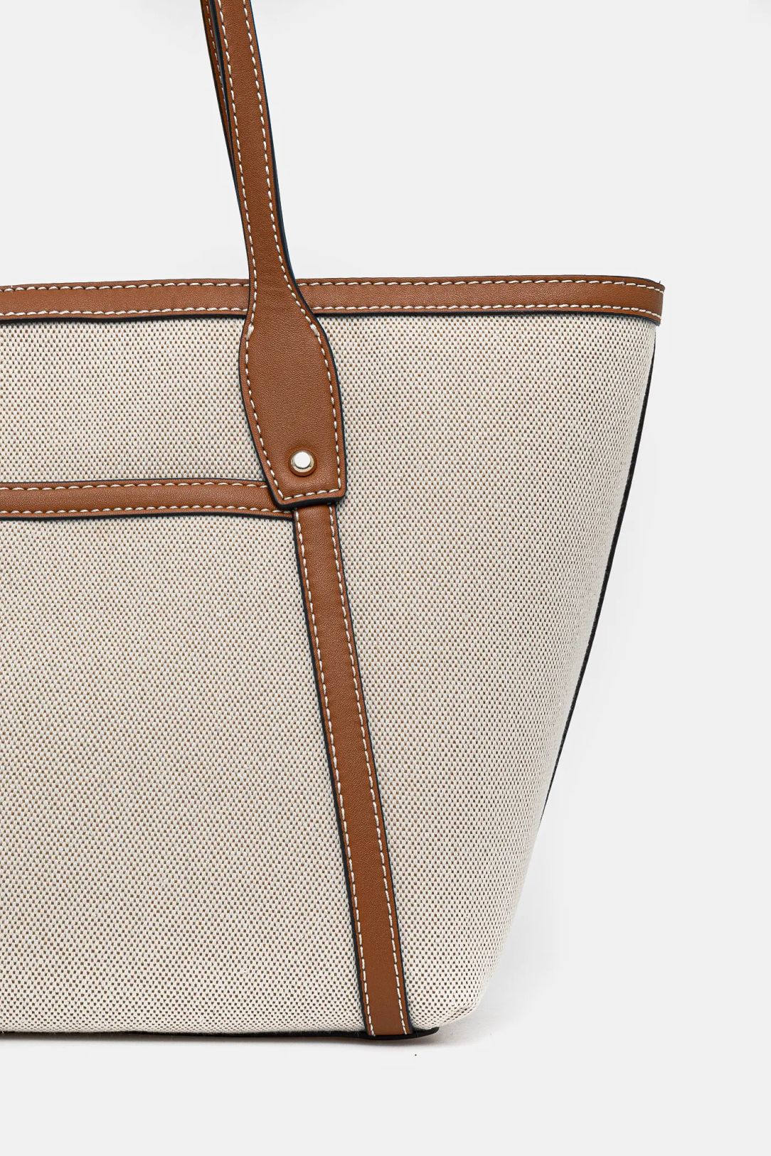 Guess SEBINA TOTE NATURAL/CARAMEL