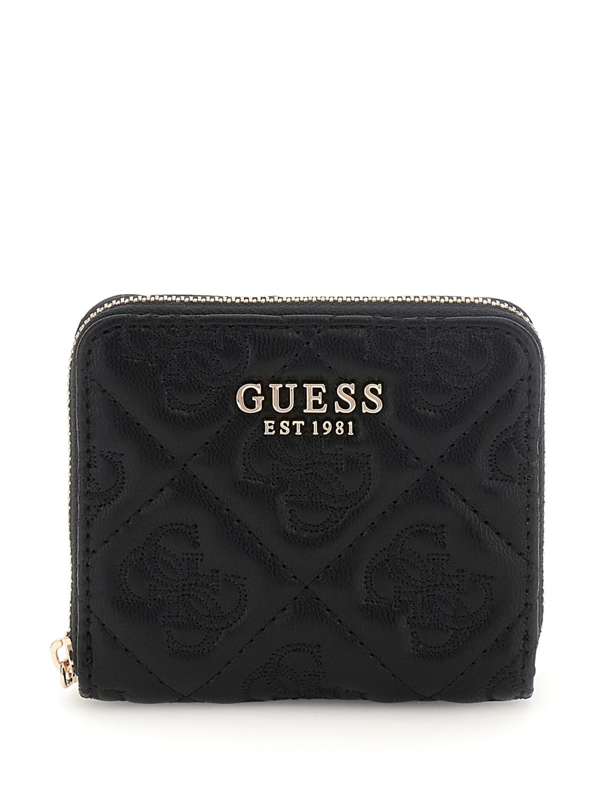 Guess ADELASIA SLG SMALL ZIP AROUND BLACK