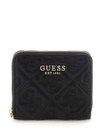 Afbeelding in Gallery-weergave laden, Guess ADELASIA SLG SMALL ZIP AROUND BLACK
