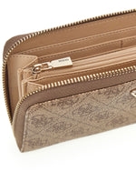 Afbeelding in Gallery-weergave laden, Guess LAUREL II SLG LARGE ZIP AROUND LATTE LOGO
