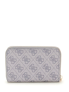 Guess KATYA SLG MEDIUM ZIP AROUND SLATE LOGO