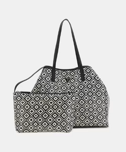 Guess VIKKY II LARGE TOTE BLACK