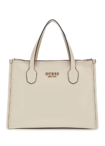 Guess SILVANA 2 COMPARTMENT TOTE TAUPE