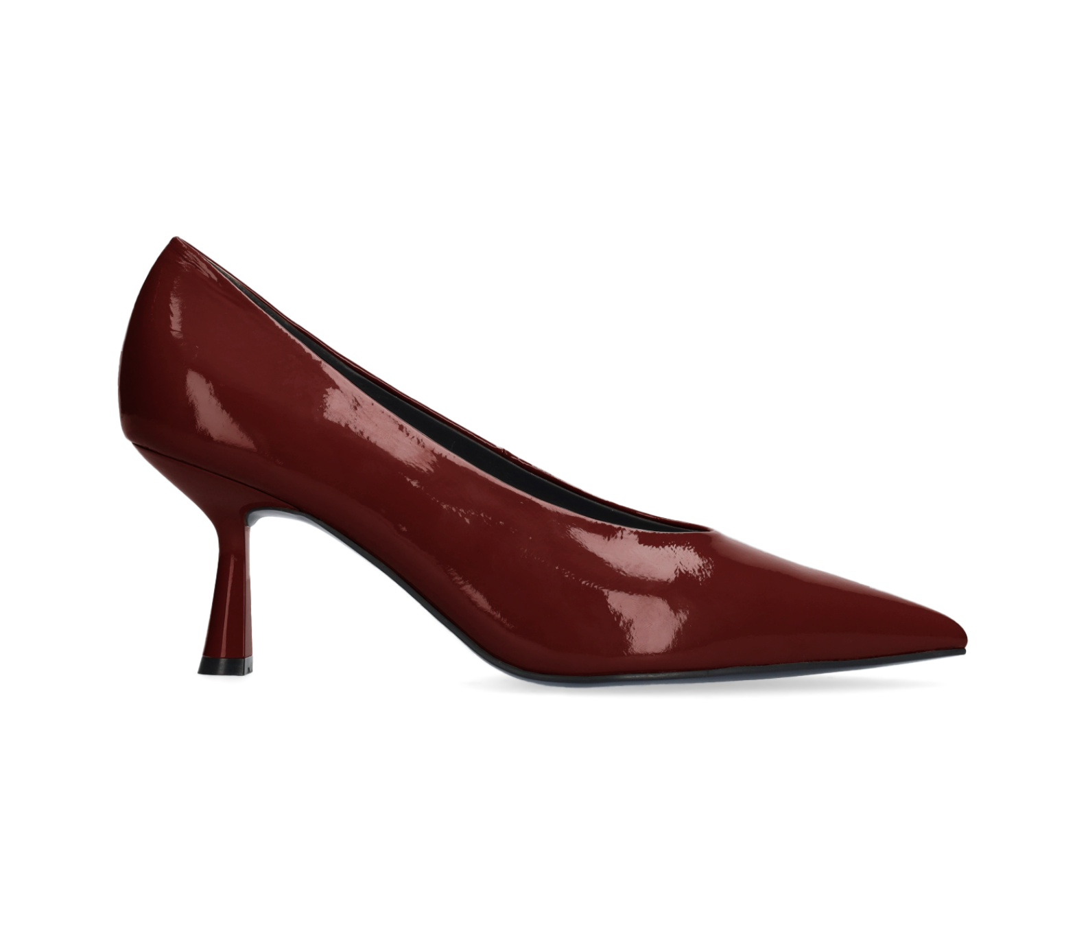 Bibi Lou Pump Wrinkled Patent Surtido Carmin