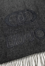 Afbeelding in Gallery-weergave laden, LIU JO MONOGRAM - SCARF/SHAWL   NERO
