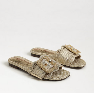 Sam Edelman slipper Bambi 6 Amber gold