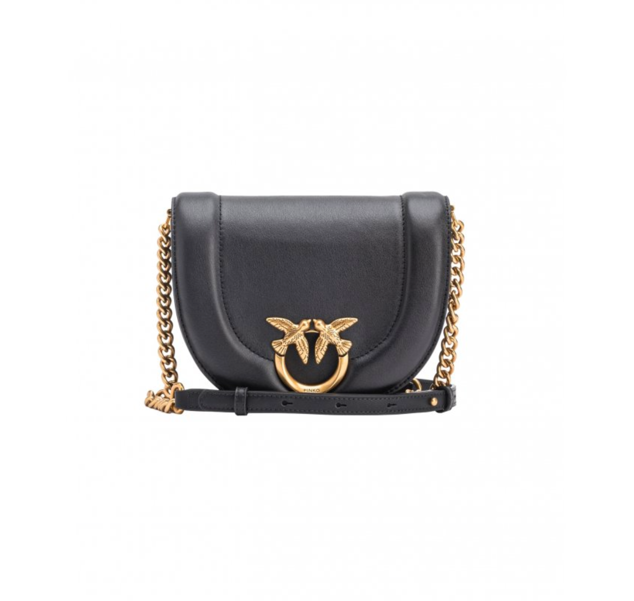 Pinko Love round click mini black