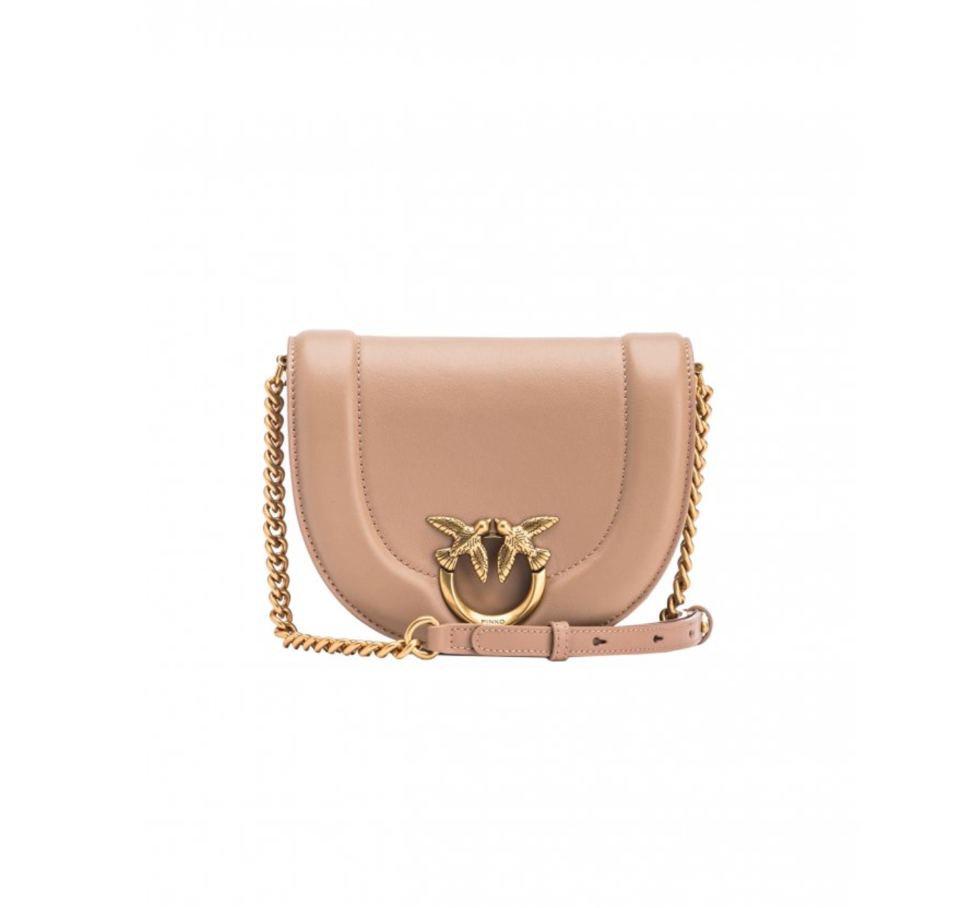 Pinko Love round click mini ginger