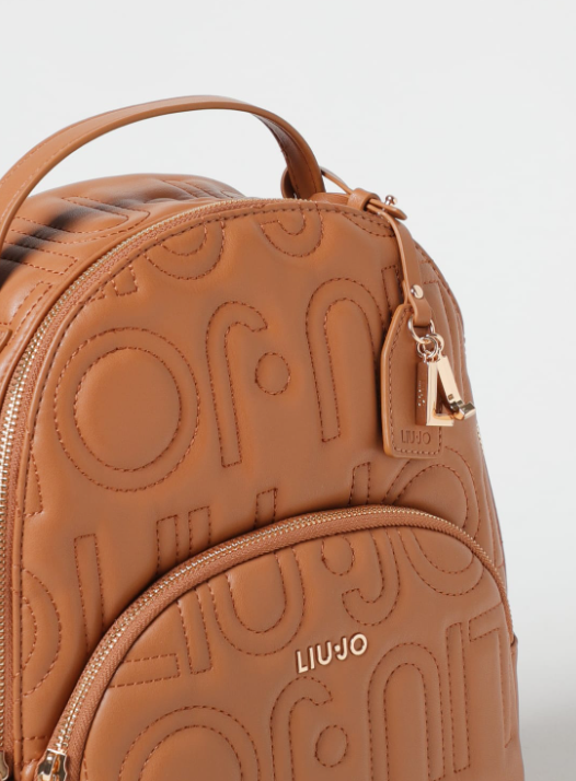 Liu Jo Manhatten backpack bag bronze caramel