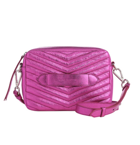 Marie Martens Bento Quilted Fuchsia Metal