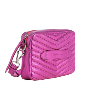 Marie Martens Bento Quilted Fuchsia Metal