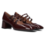 Afbeelding in Gallery-weergave laden, Bibi Lou Mary Jane Wrinkled Patent Surtido Burgundi
