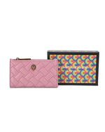 Afbeelding in Gallery-weergave laden, Kurt Geiger Kensington Bifold Wallet Pink Leather

