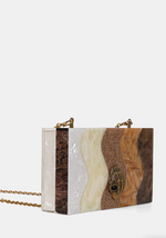 Afbeelding in Gallery-weergave laden, Kurt Geiger 690 Party Box Clutch W Gold Comb Synthetic
