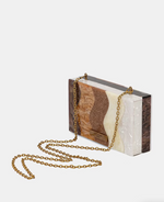 Afbeelding in Gallery-weergave laden, Kurt Geiger 690 Party Box Clutch W Gold Comb Synthetic
