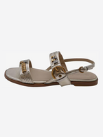 Afbeelding in Gallery-weergave laden, Pinko Milly 08 Sandaal  Platinum
